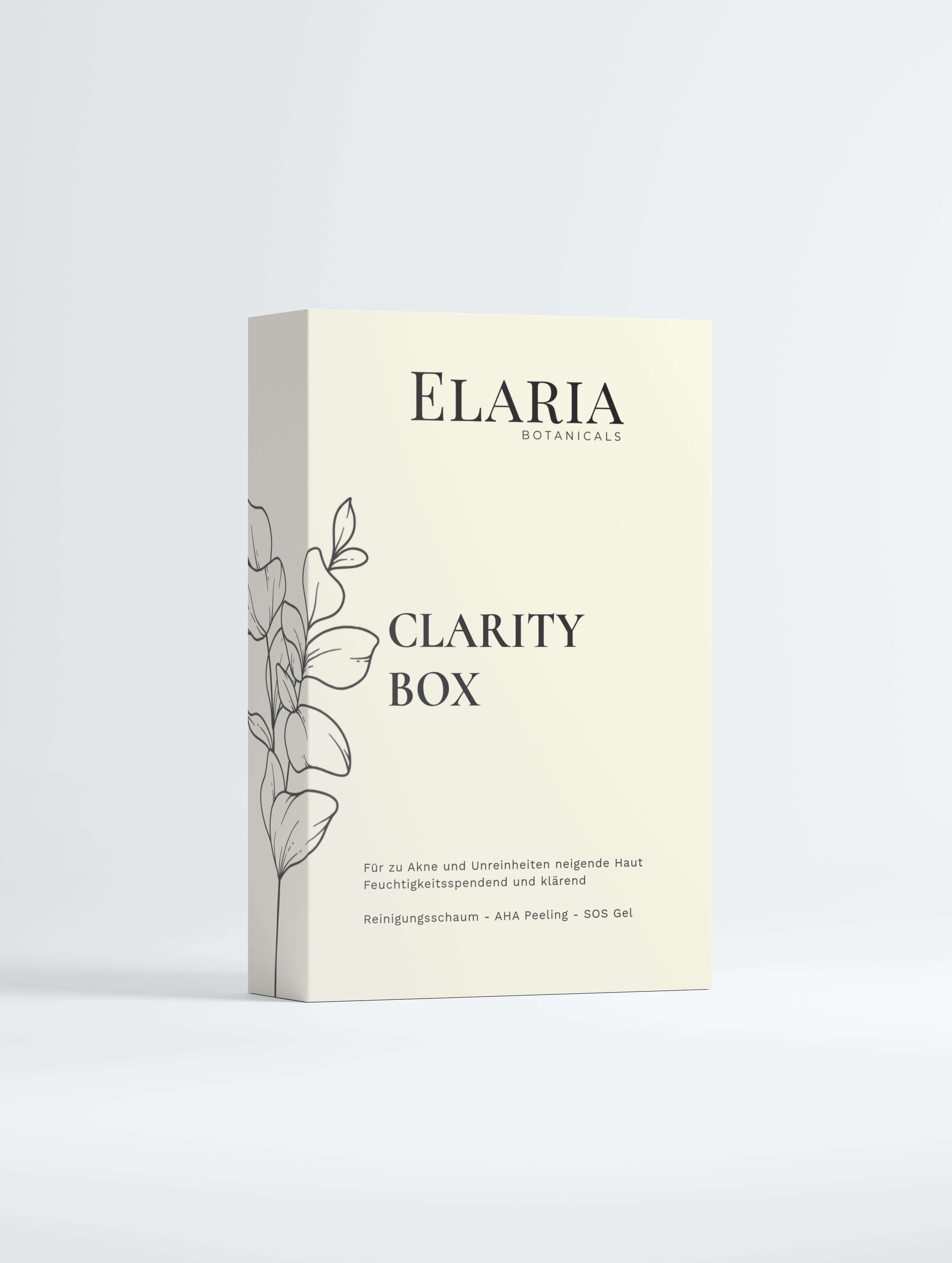 CLARITY BOX | Gesichtspflegeset für unreine Haut | ELARIA