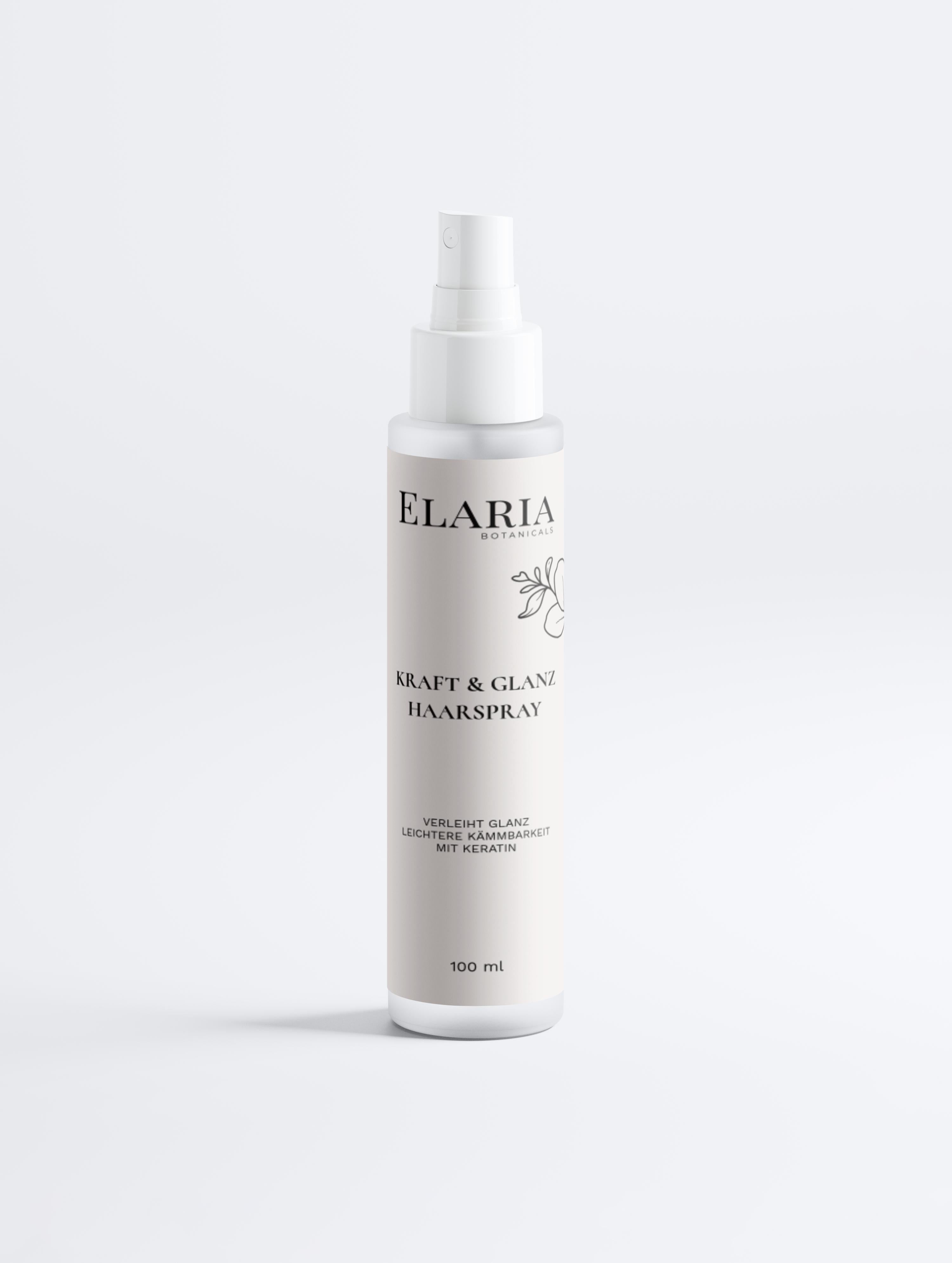 Kraft & Glanz mit Keratin | Leave-In Haarspray | ELARIA