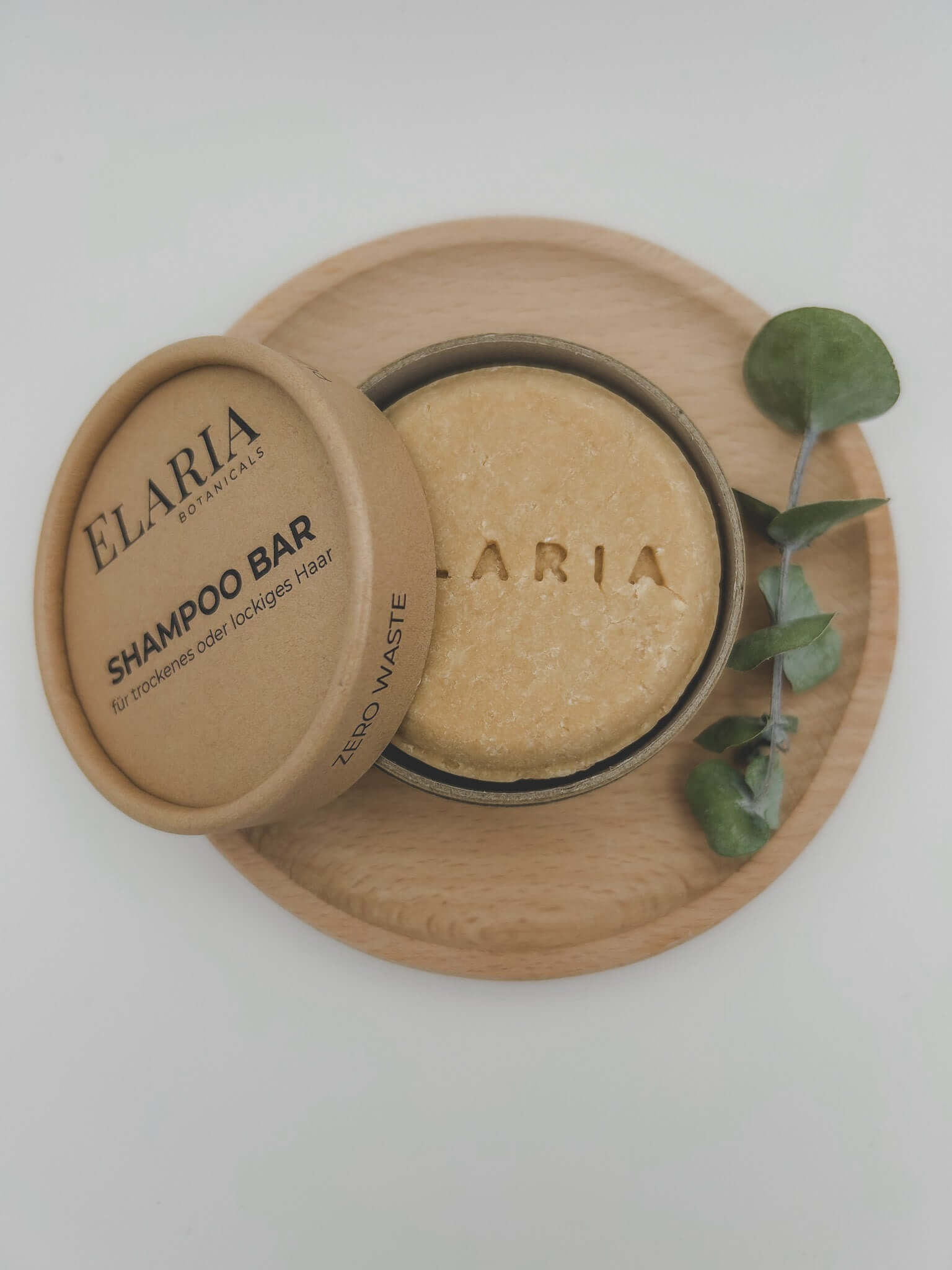 Feste Shampoo Bar für trockenes & lockiges Haar - Kakaobutter & Zedernholz | ELARIA Botanicals