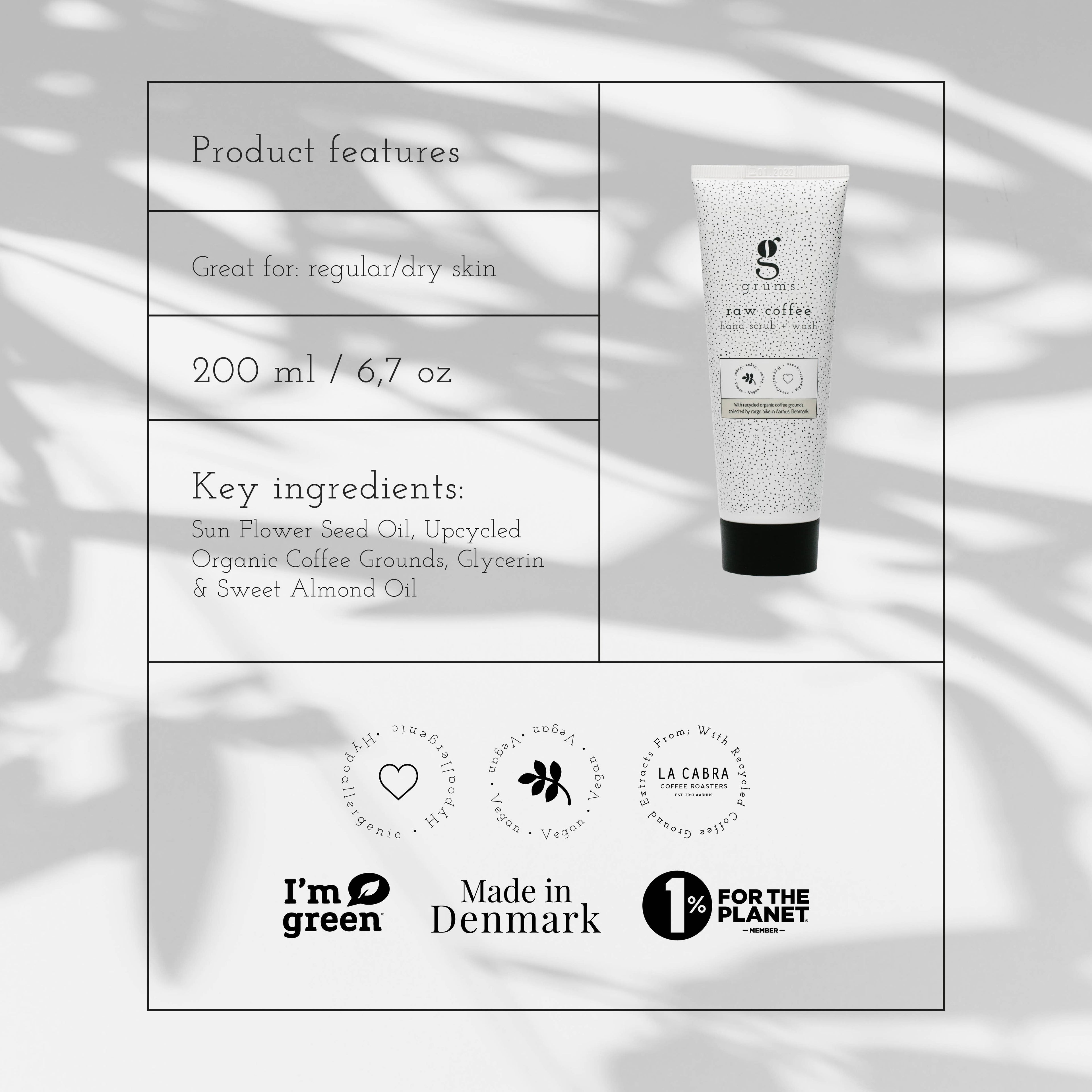 Handpeeling mit Rohkaffee | ELARIA Botanicals