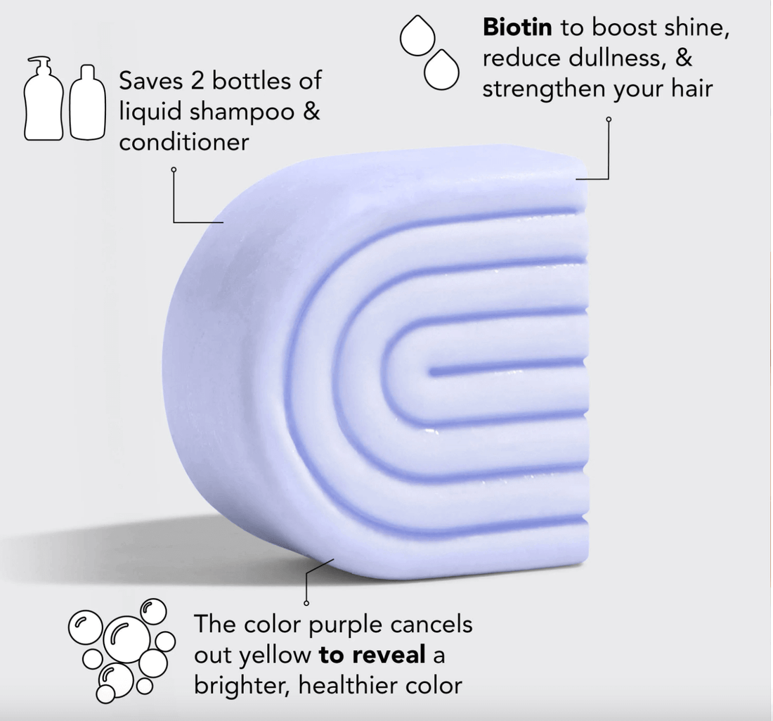 Purple Toning Solid Conditioner Bar | für blondes/graues Haar | www.mydlo.de