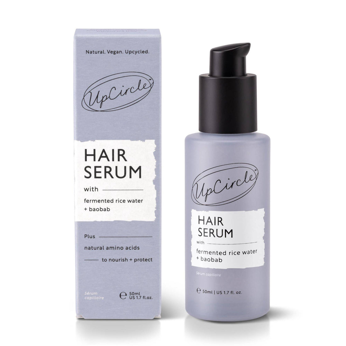 Haarserum mit Hitzeschutz und Reiswasser