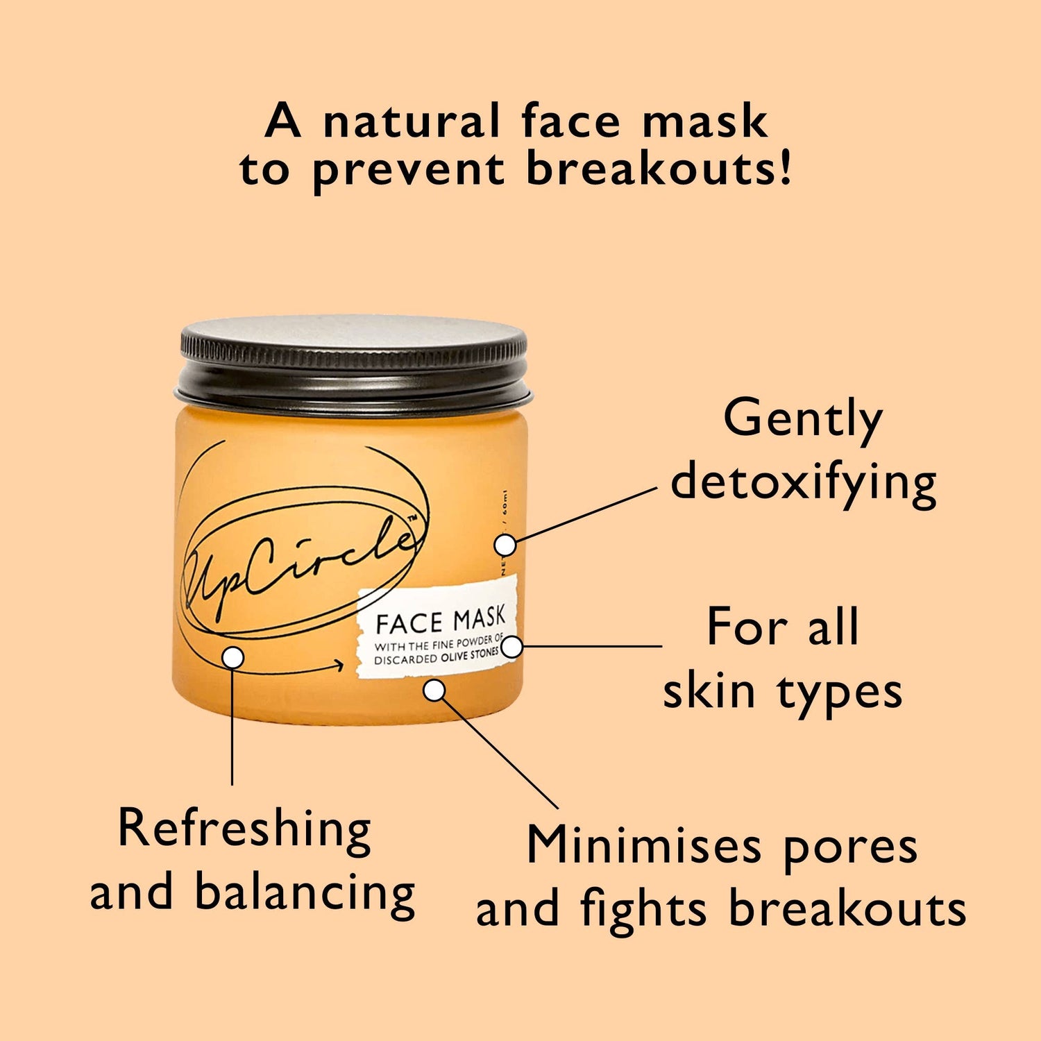 Gesichtsmaske mit Kaolin-Tonerde gegen Unreinheiten | ELARIA Botanicals