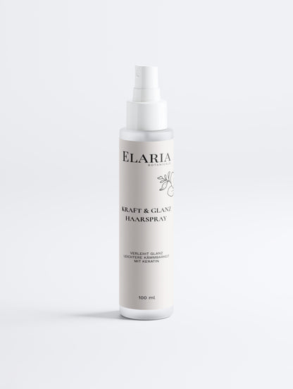 Kraft &amp; Glanz mit Keratin | Leave-In Haarspray | ELARIA