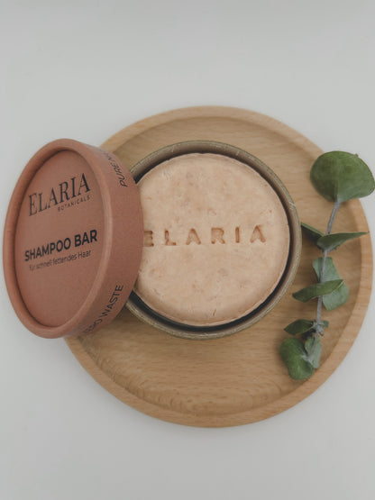 Feste Shampoo Bar für schnell fettendes Haar - Süßorange &amp; Rose | ELARIA Botanicals