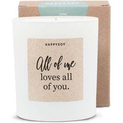Duftkerze | All Of Me Loves All Of You / www.mydlo.de