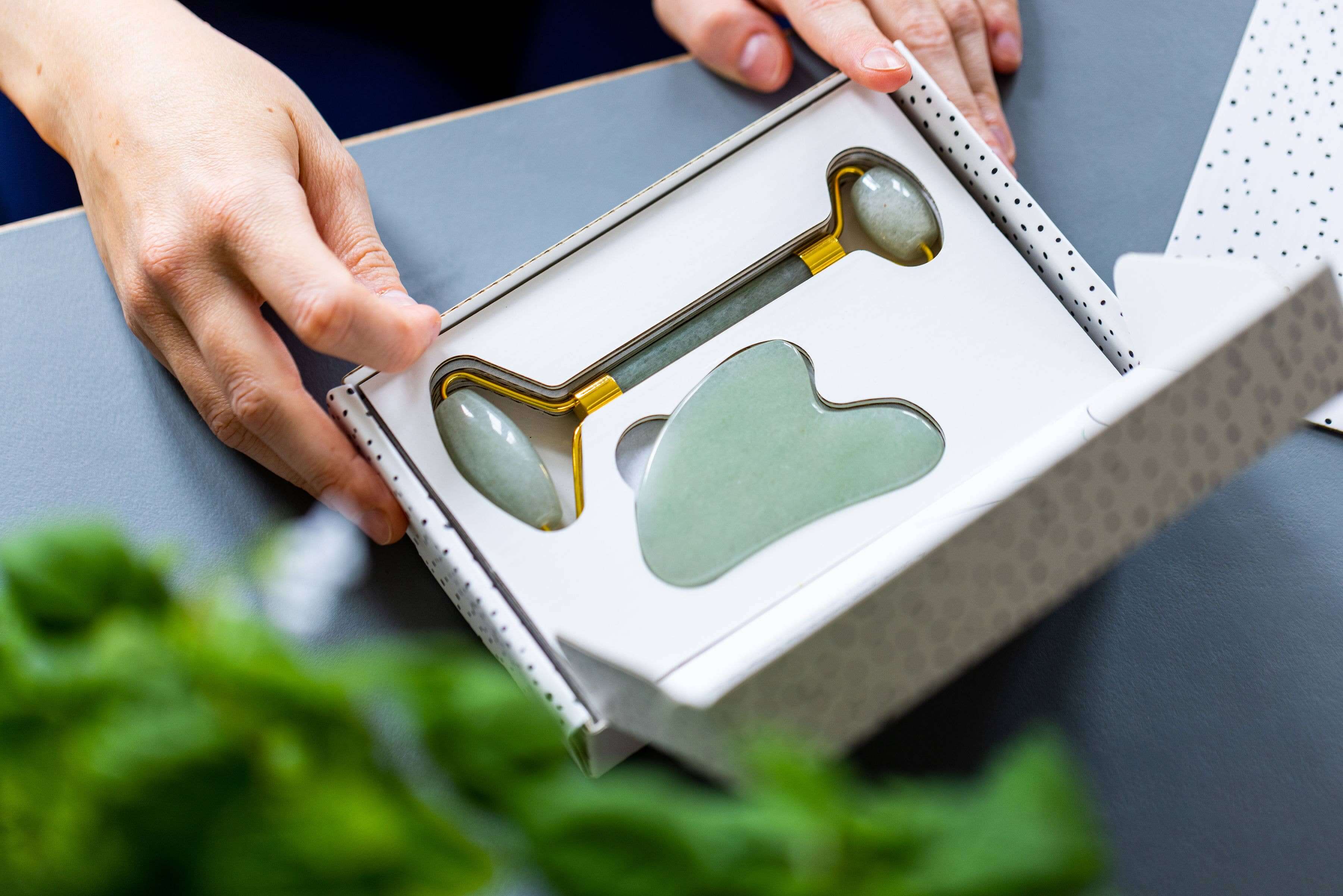 Gua Sha Box (Jade) | ELARIA Botanicals