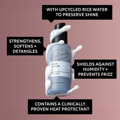 Haarserum mit Hitzeschutz und Reiswasser